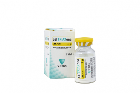 Cefepima 1g Vitalis Caja Con 1 Ampolla Rx Rx2