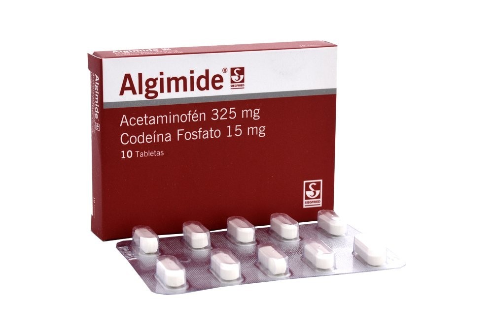 Algimide 325 / 15 mg Caja Con 10 Tabletas