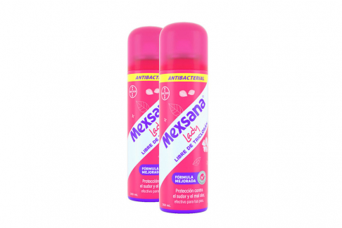 2 TALCO MEXSANA LADY SPRAY 260 ML P.E.