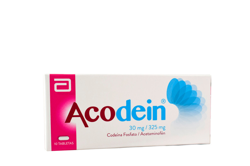 Acodein 30 / 325 mg Caja Con 10 Tabletas