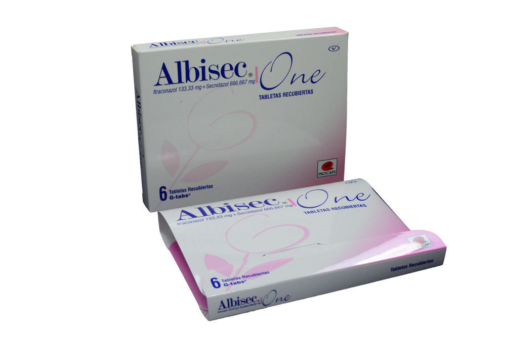 Albisec One 133.33 / 666.667 mg Caja Con 6 Tabletas Recubiertas