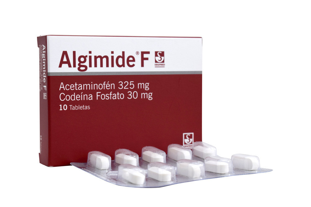 Algimide 325 / 30 mg Caja Con 10 Tabletas