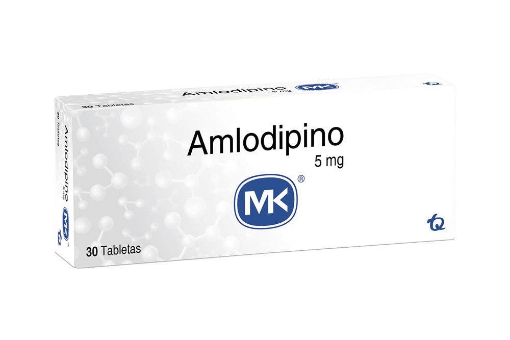 Amlodipino 5 mg Caja Con 30 Tabletas