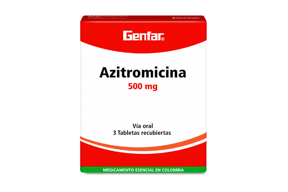 AzITROMICina 500 Mg Caja Con 30 Tabletas Recubiertas Rx Rx2