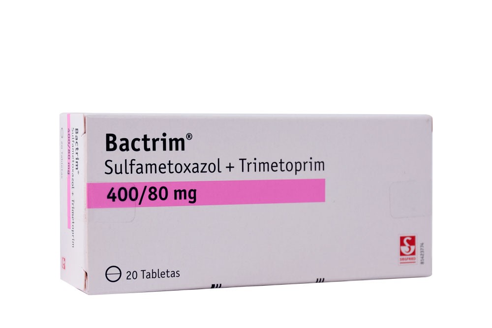 Bactrim 400/ 80 mg Caja Con 20 Tabletas