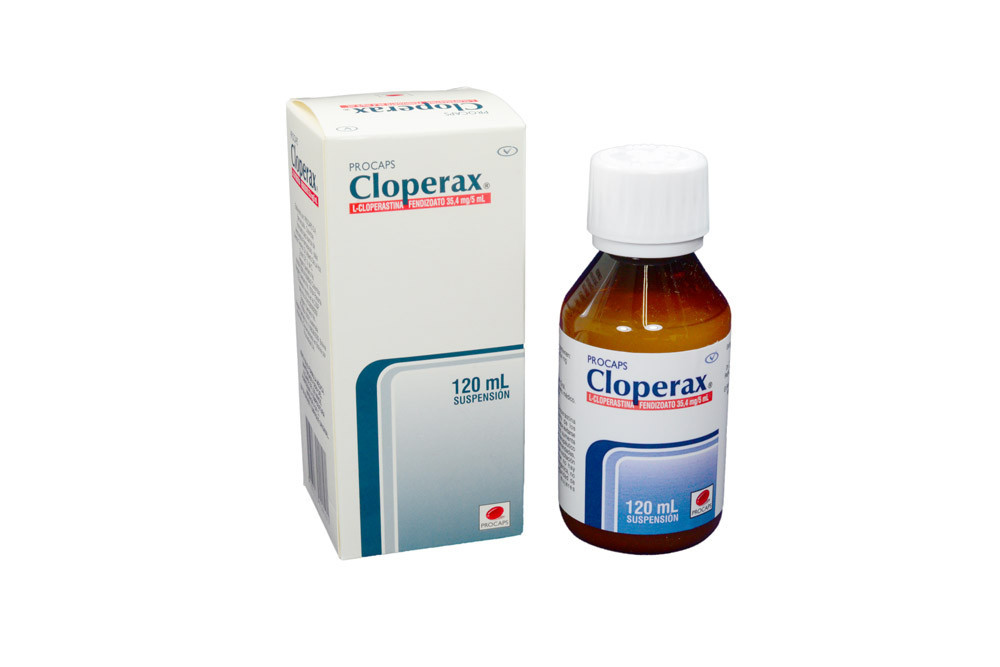 Cloperax Suspensión 35,4 mg / 5 mL Caja Con Frasco Con 120 mL