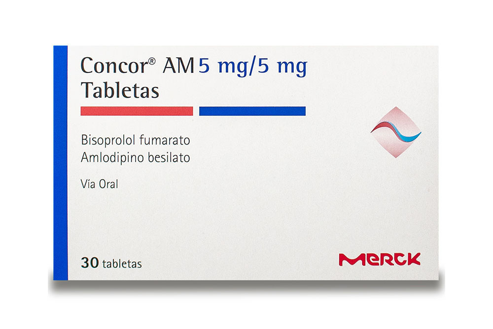 Concor AM 5 / 5mg Caja Con 30 Tabletas