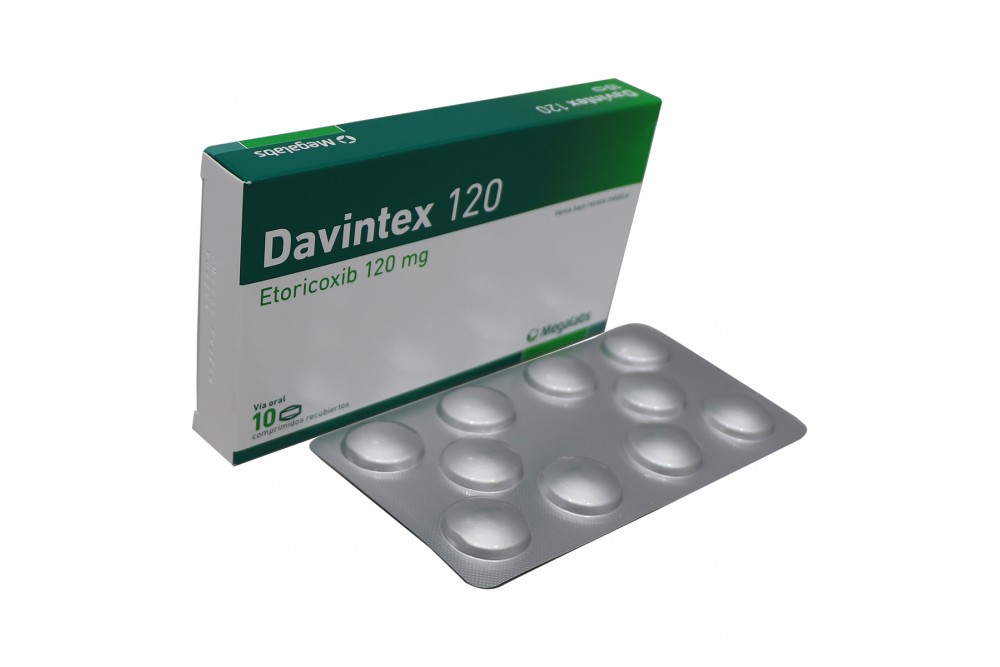 Davintex 120 mg ví­a oral 10 comprimidos Recubiertas