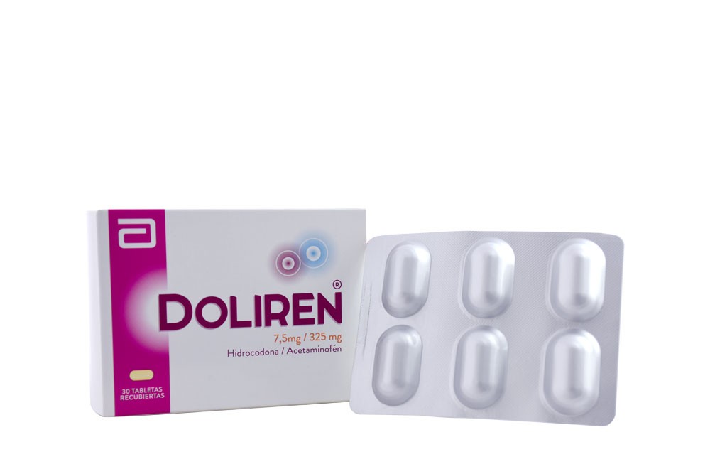 Doliren 7,5 / 325 mg Caja Con 30 Tabletas