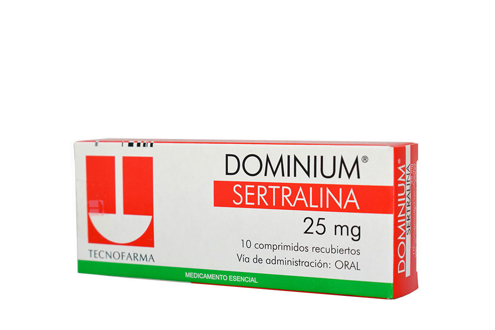 Dominium 25 mg Caja Con 10 Comprimidos Recubiertos