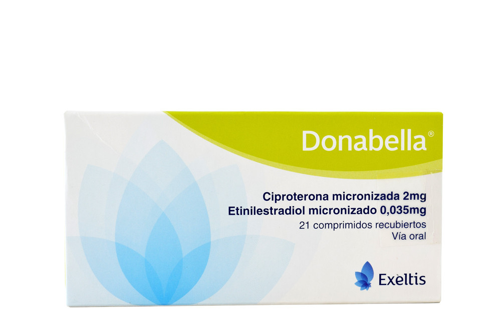 Donabella 2/0,035 mg Caja Con 21 Comprimidos Recubiertos