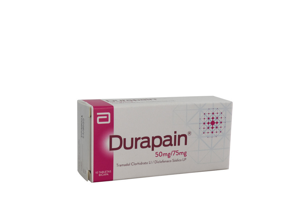 Durapain 50 / 75 mg Caja Con 10 Tabletas