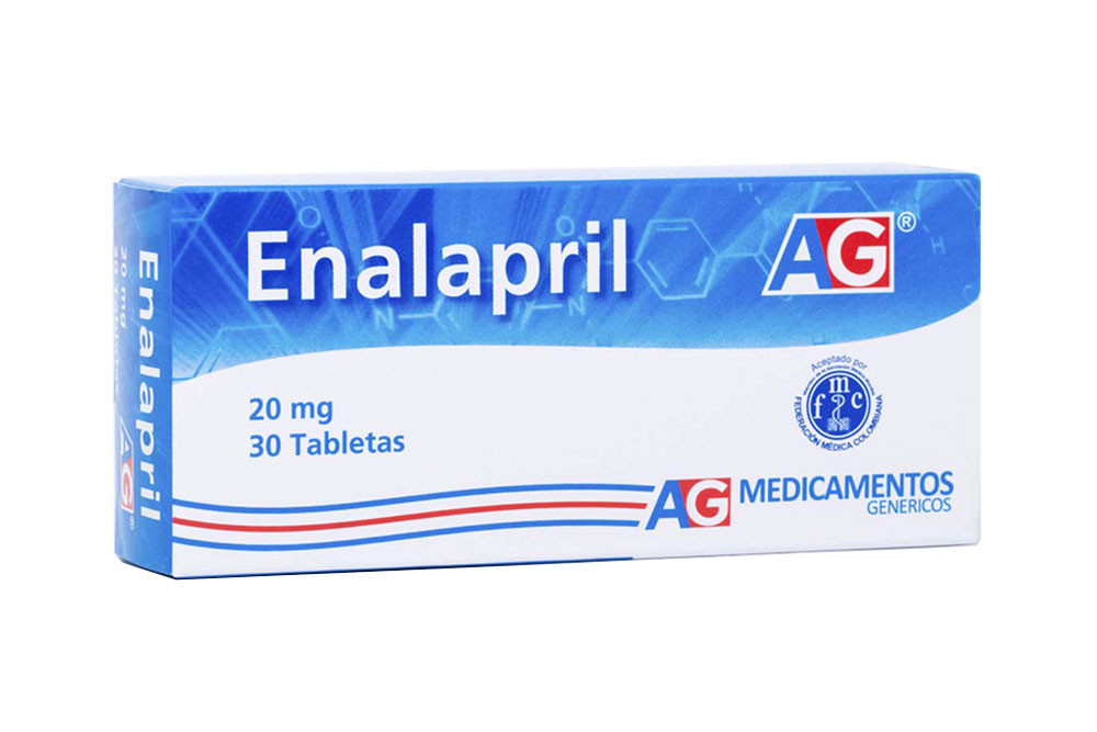 Enalapril 20 mg Caja Con 30 Tabletas – American Generics