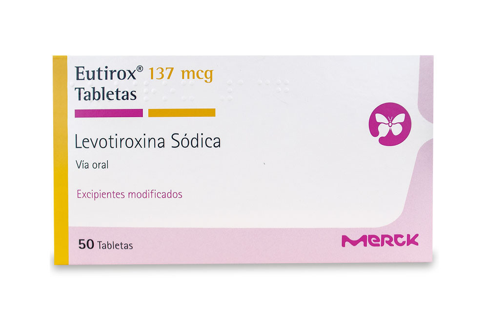 Eutirox 137 Mcg Caja Con 50 Tabletas Farma Chex