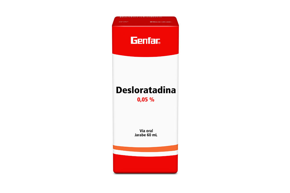 Genfar Desloratadina Jarabe 0,05 % Caja Con Frasco Con 60 mL