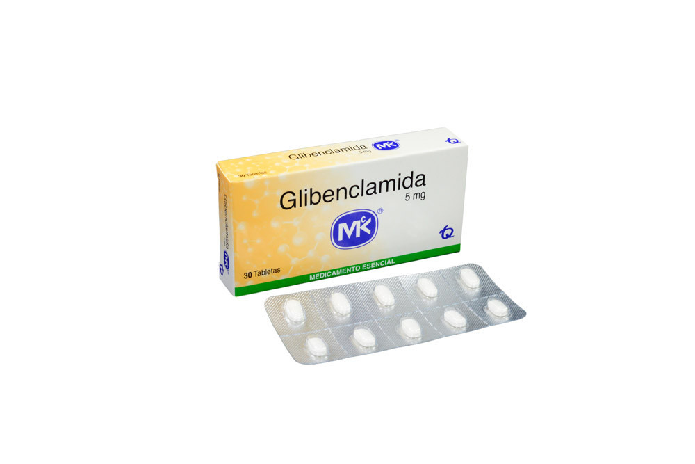 Glibenclamida 5 mg Caja x 30 Tabletas – Tecnoquí­micas