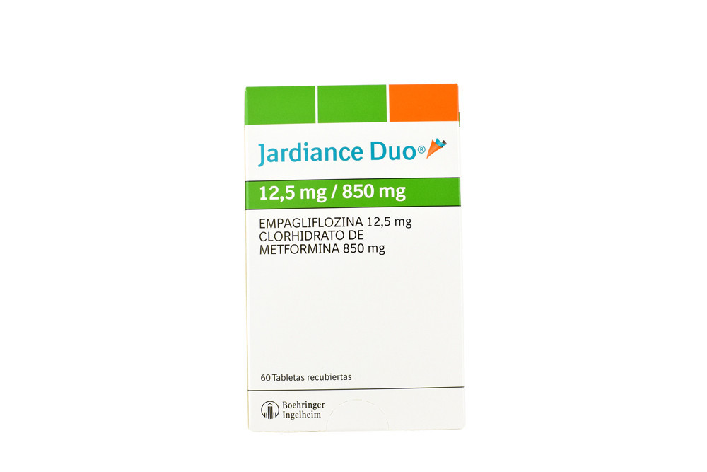 Jardiance Duo 12,5/850 mg Caja Con 60 Tabletas Recubiertas