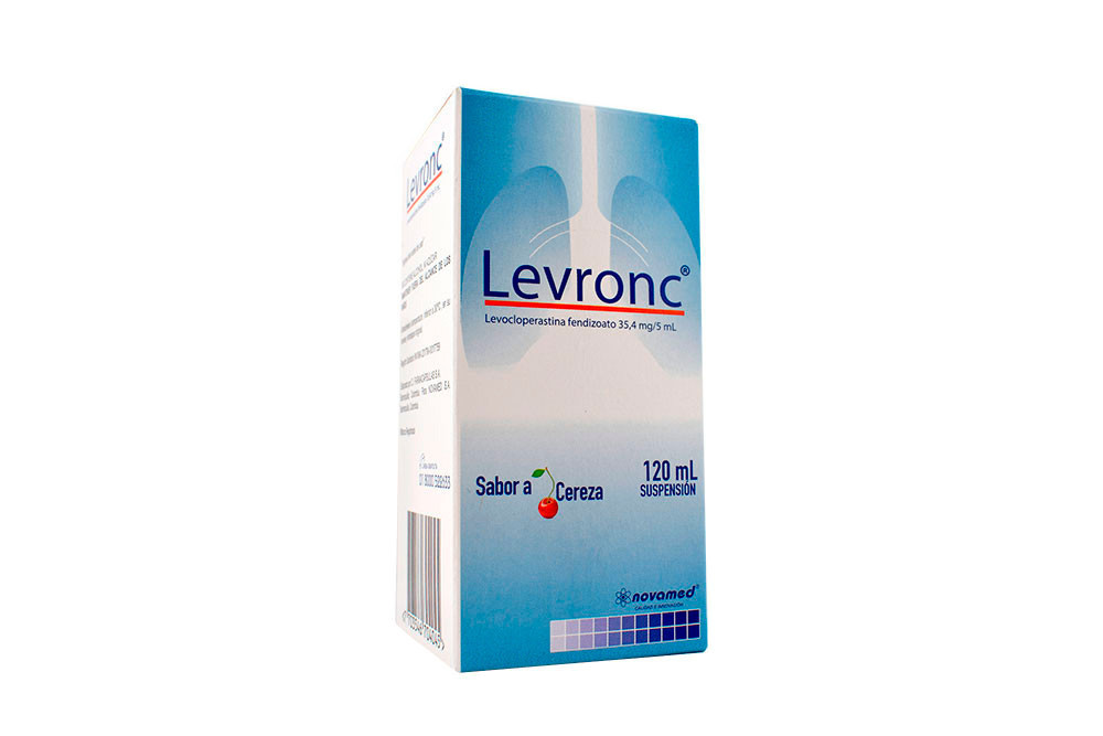 Levronc 35.4 mg / 5 mL Caja Con Frasco Con 120 mL – Sabor Cereza