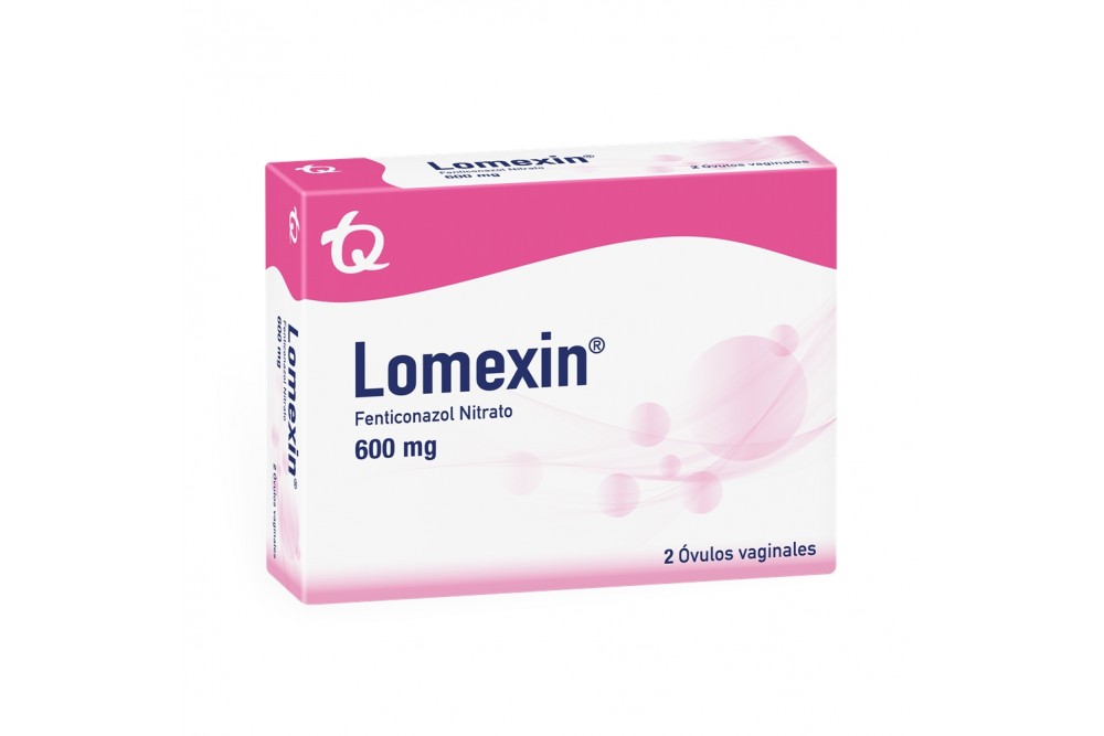 Lomexin 600 mg Caja Con 2 Óvulos Vaginales