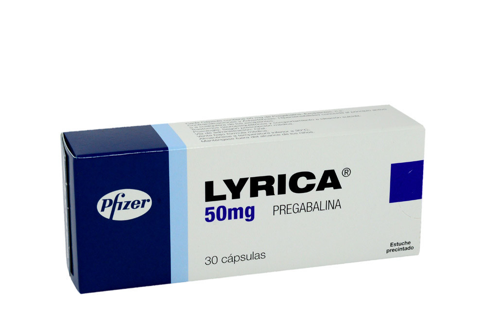 LYRICA 50 mg Caja Con 30 Cápsulas