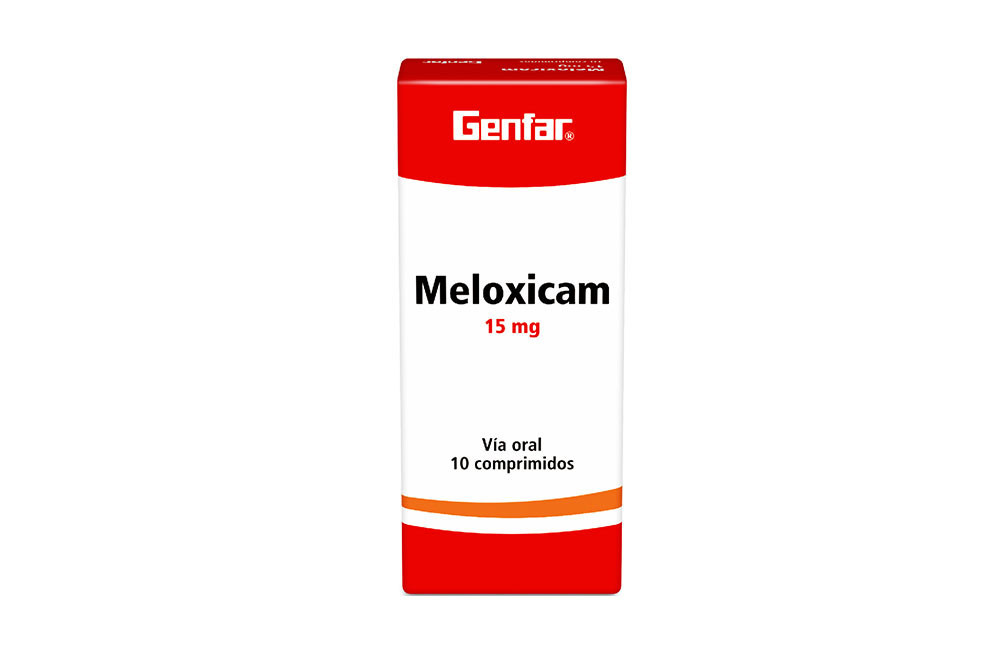 Meloxicam 15 mg Caja Con 10 Comprimidos