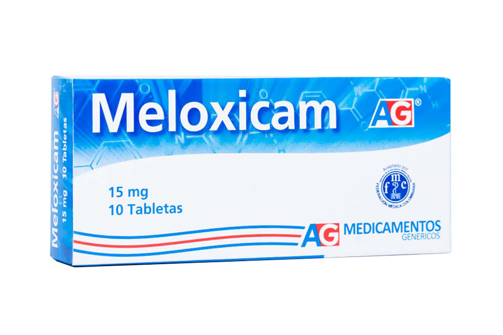 Meloxicam 15 mg Caja Con 10 Tabletas