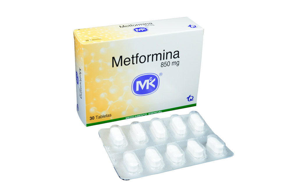 Metformina 850 mg Caja Con 30 Tabletas Rx4