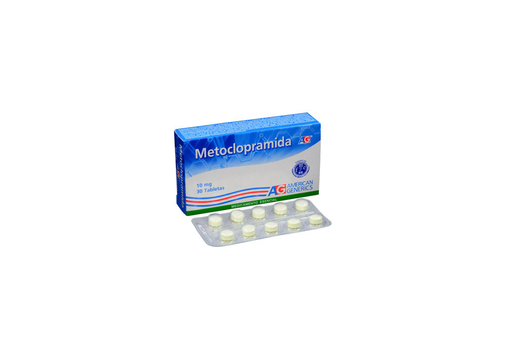 Metoclopramida 10 mg Caja x 30 Tabletas – American Generics