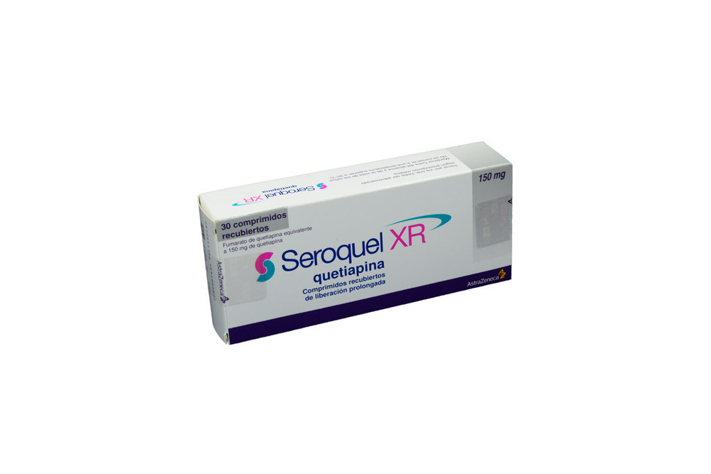 Seroquel XR 150 mg Caja Con 30 Comprimidos Recubiertos