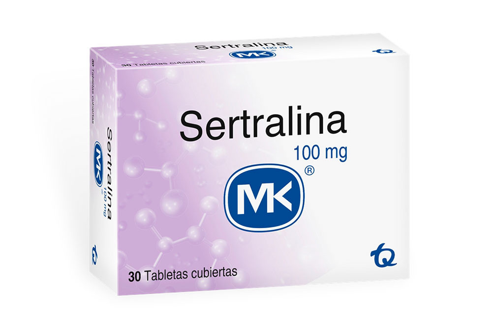 Sertralina 100 mg Caja Con 30 Tabletas