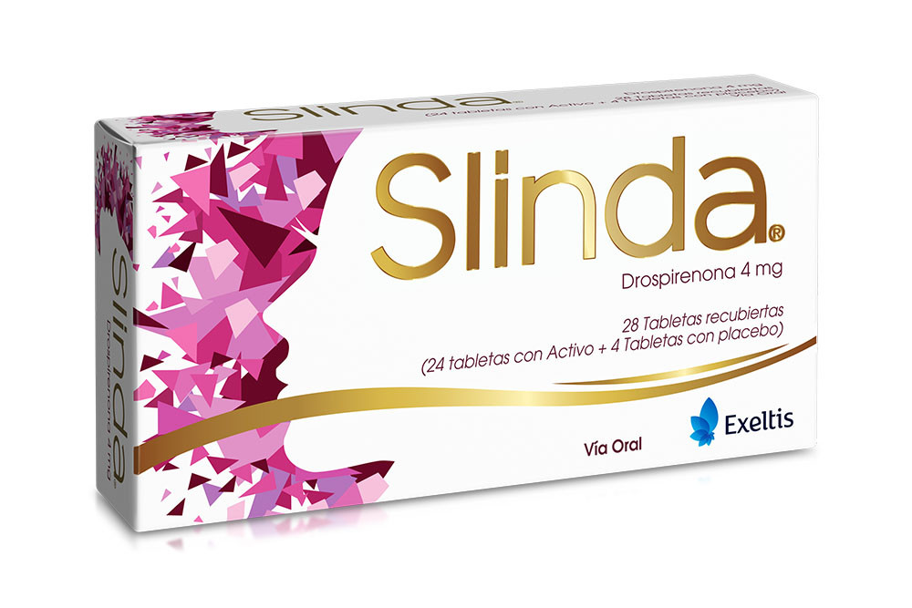 Slinda 4 mg Caja Con 28 Tabletas Recubiertas