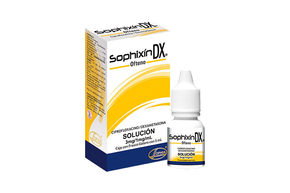 Sophixin Dx Ofteno Caja Con Frasco Gotero Con 5 mL