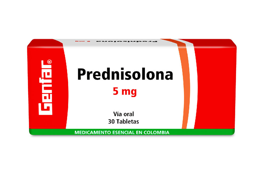 Prednisolona 5 mg Caja Con 30 Tabletas