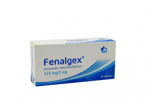 Fenalgex Acetaminofén Caja Con 30 Tabletas