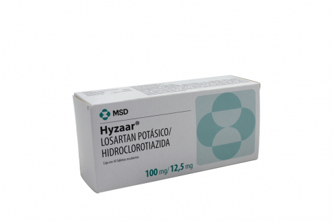 Hyzaar 100 /12.5 mg Caja Con 30 Tabletas