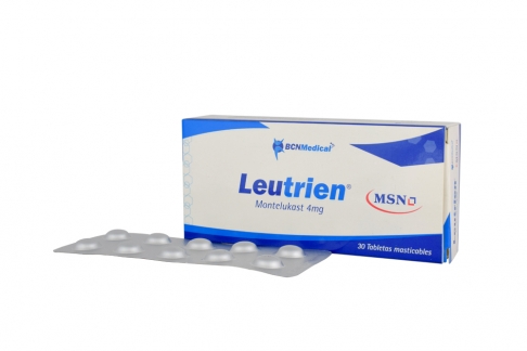 Leutrien 4 mg Caja Con 30 Tabs Masticables