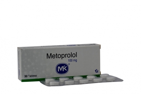 Metoprolol 100 Mg Caja 300 Tab. Lapr Rx1 Rx4