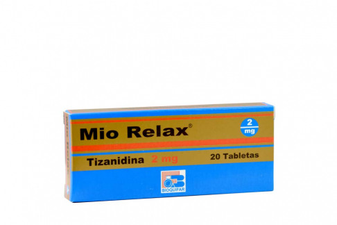 MIORELAX 2 MG X 20 TAB TIZANIDINA