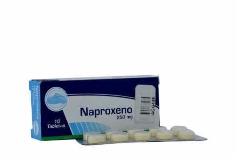 NAPROXENO 250 MG 10 TABLETAS COAS