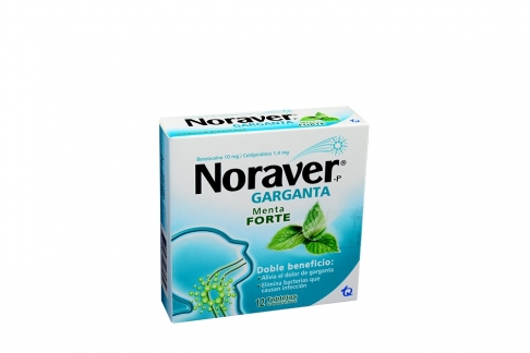 NORAVER MENTA 12 PASTILLAS