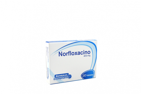 NORFLOXACINO 400 MG 20 TABLETAS COAS