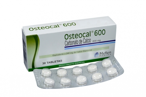 Osteocal D 600 Mg Caja De 30 Tabletas