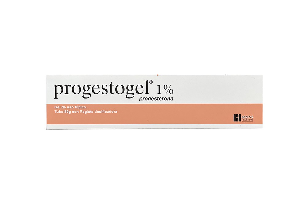 Progestogel Gel 1% Caja Con Tubo Con 80 g