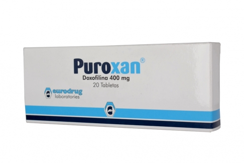 Puroxan 400 Mg Caja Con 20 Tabletas