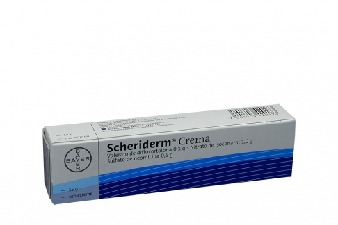 Scheriderm Caja Con Crema Tubo 15 De Gramos