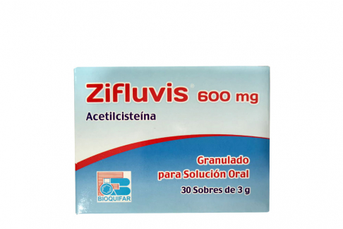 ZIFLUVIS 600 (N-ACETILCISTEINA) 30 SOBRES POR 1 UNIDAD