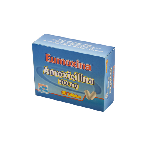 Eumoxina 500 Mg Caja Por 30 Tabletas Labqu Rx Rx2