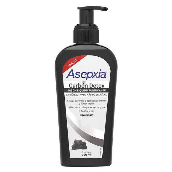 ASEPXIA CARBON JABON LIQUIDO 200 ML