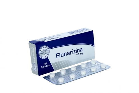 FLUNARIZINA 10 MG 20 TABLETAS COAS