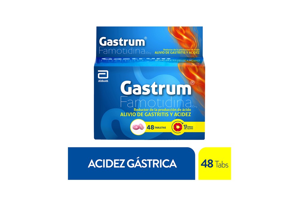 GASTRUM 10 MG 48 TABLETAS